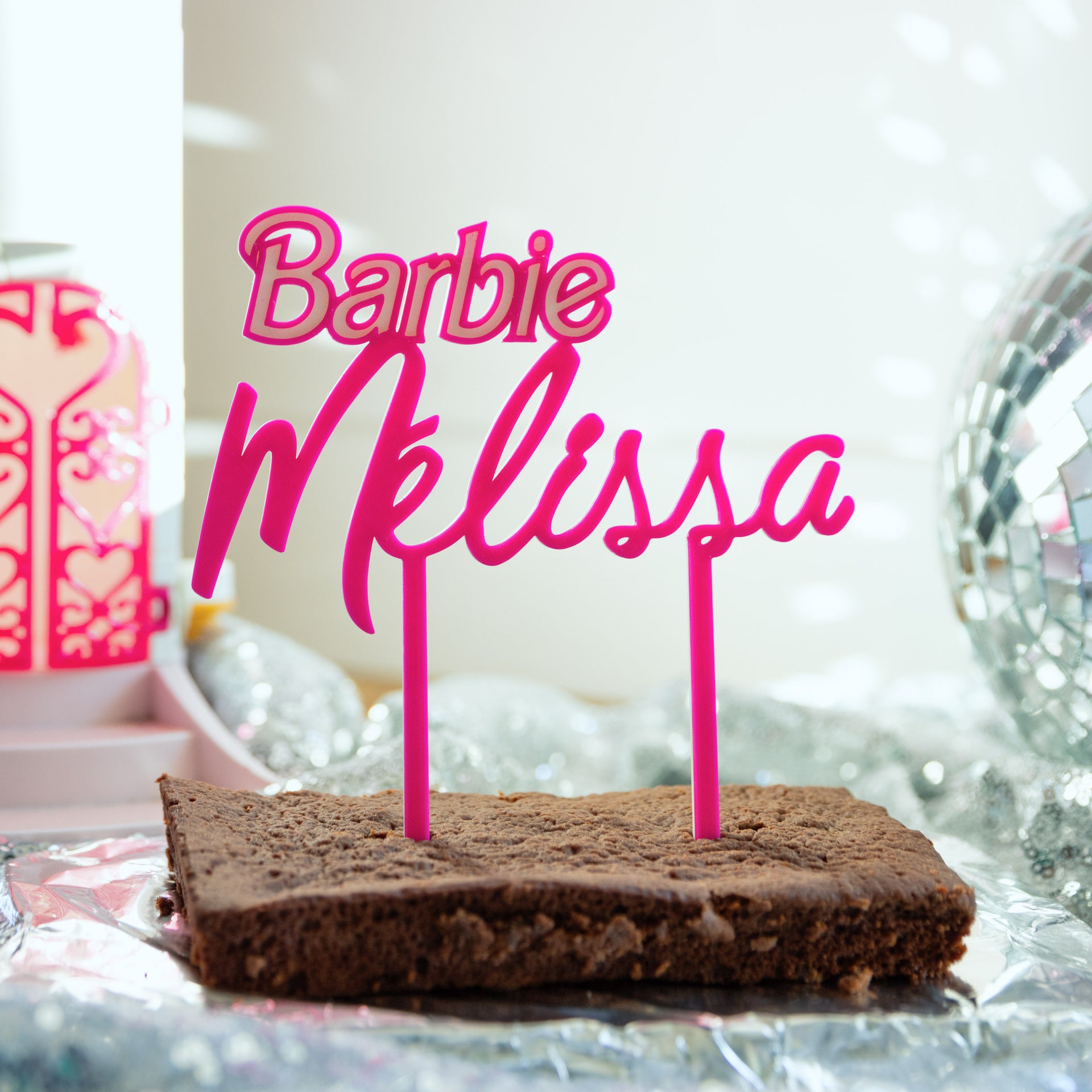 Cake topper personnalisable - Vie de rêve