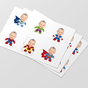 CUPCAKE TOPPERS personnalisés - Mini Super-héro