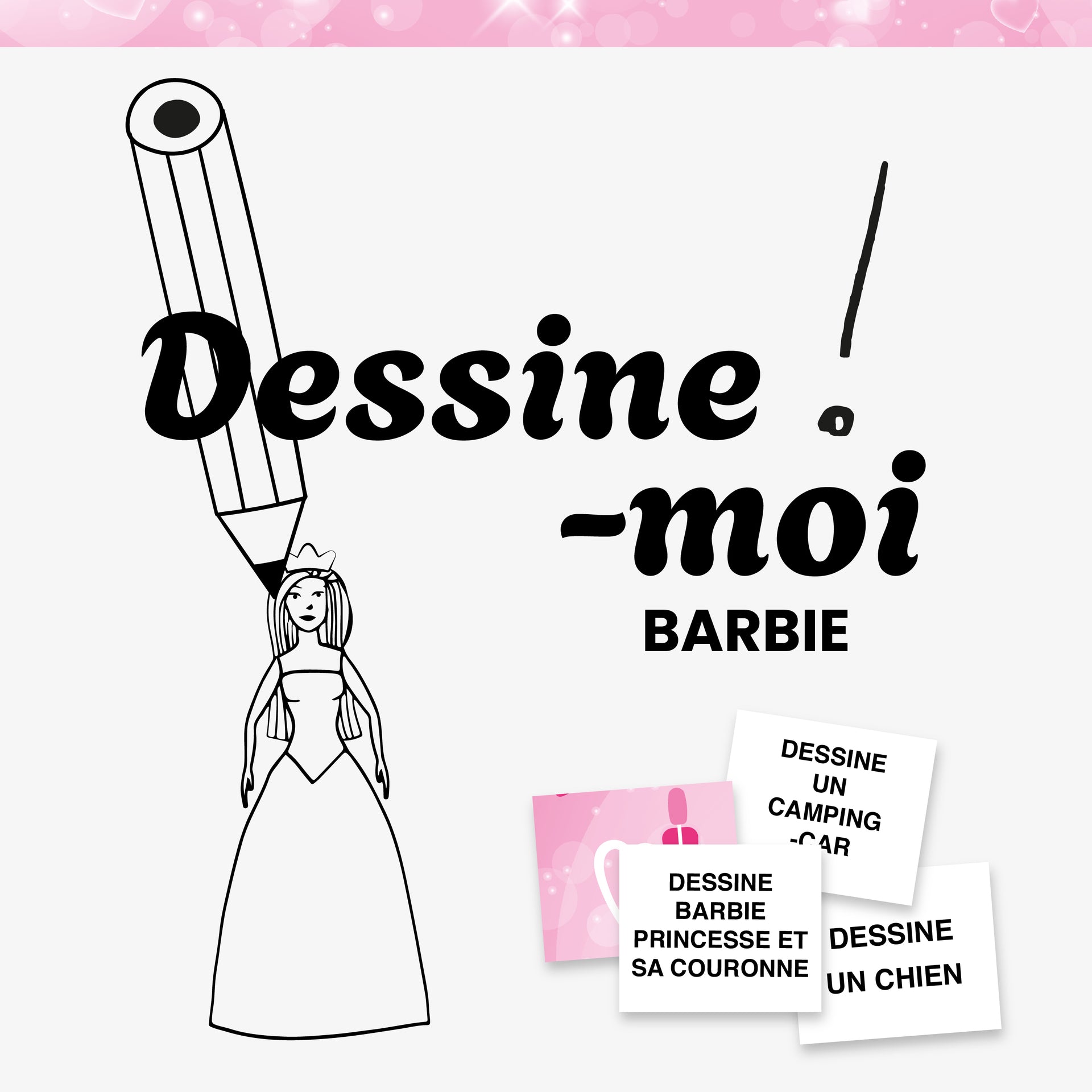 Jeu Dessine-moi - Barbie