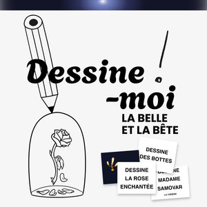 Jeu Dessine-moi - La Belle et la Bête