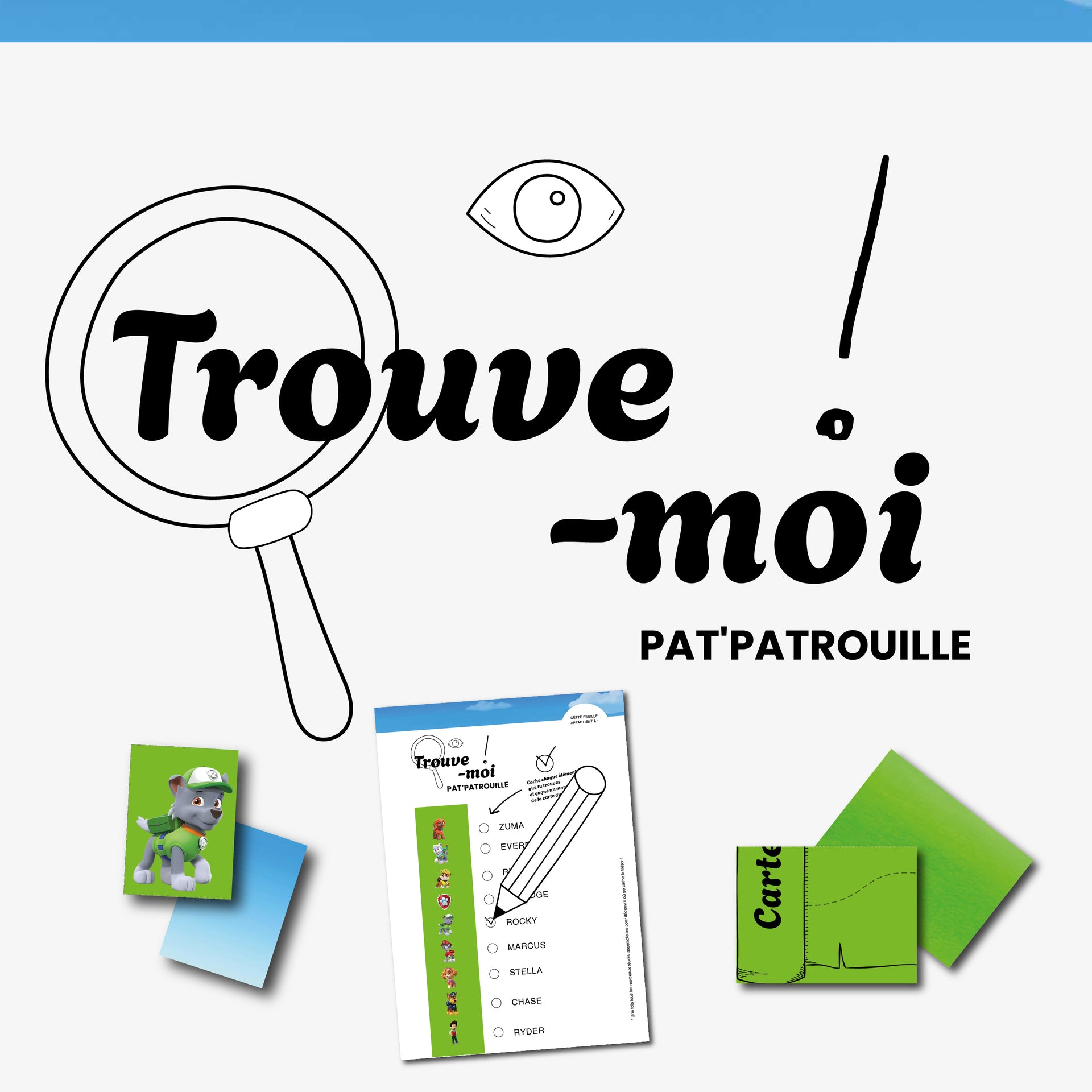 Jeu Trouve-moi - Pat'Patrouille