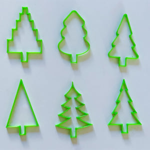 Ornements Cadeaux - Sapins (lot de 6)