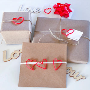 Ornements Cadeaux - Saint-Valentin (lot de 6)