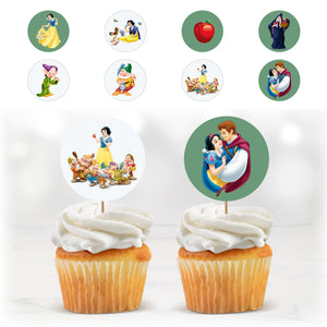 Cupcake Toppers - Blanche-Neige et les Sept Nains