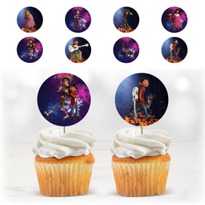 Cupcake Toppers - Coco