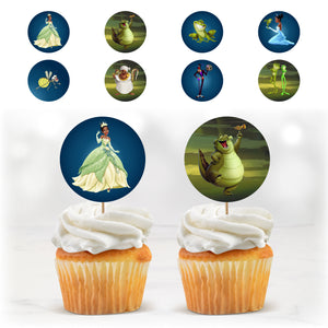 Cupcake Toppers - La Princesse et la Grenouille