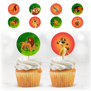 Cupcake Toppers - Le Roi lion
