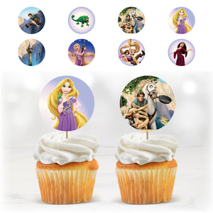 Cupcake Toppers - Raiponce